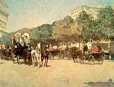 Grand Prix Day by childe hassam